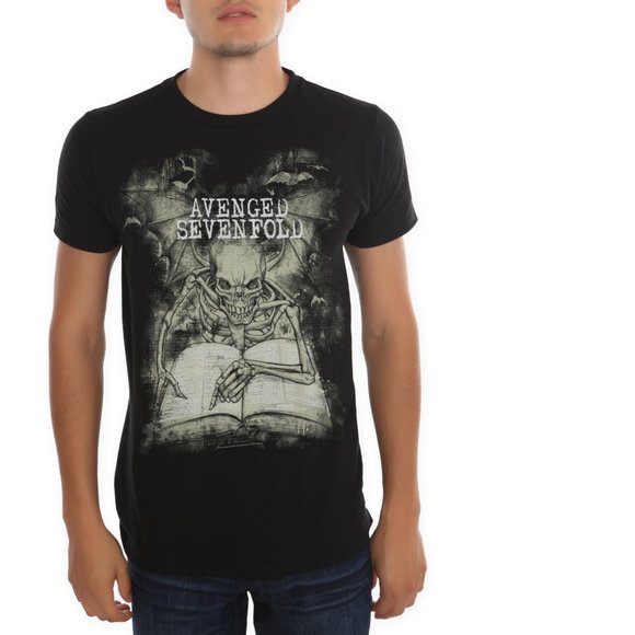 Avenged Sevenfold Reading Hail To The King A7X metal rock Official T-Shirt M NWT - Picture 1 of 3